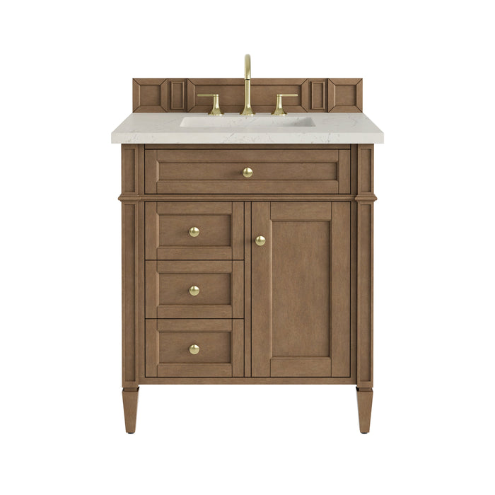 James Martin Brittany 30" Single Bathroom Vanity, Pecan