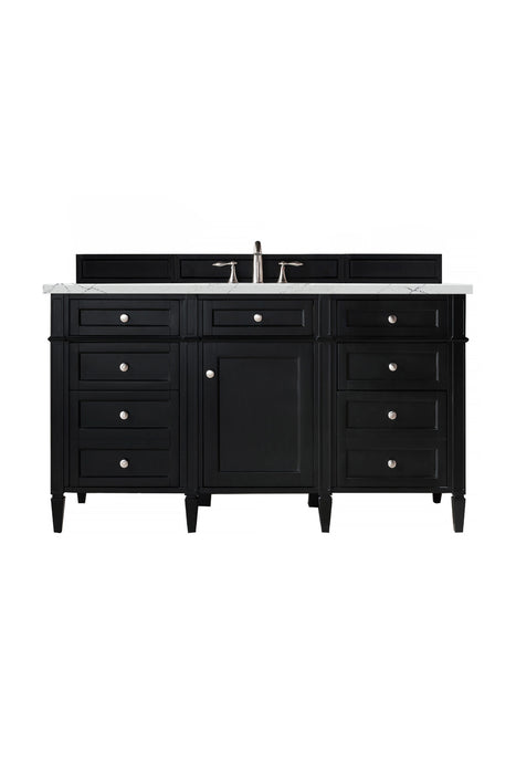James Martin Brittany 60" Single Bathroom Vanity, Black Onyx