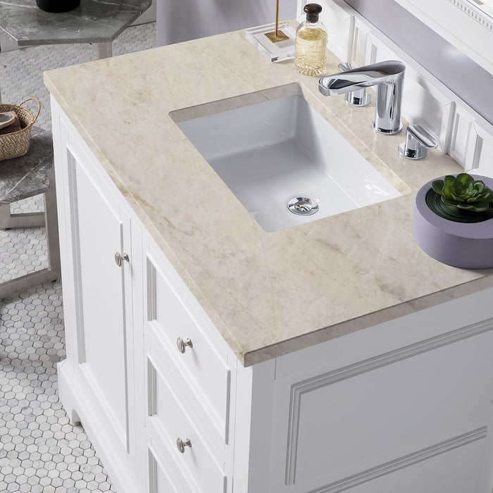 James Martin De Soto 36" Single Bathroom Vanity, Bright White