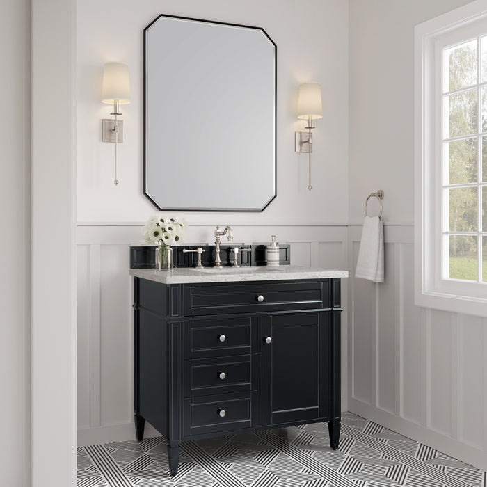James Martin Brittany 36" Single Bathroom Vanity, Black Onyx