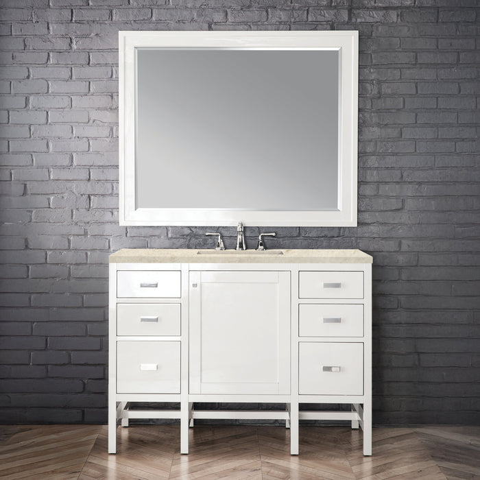 James Martin Addison 48" Single Bathroom Vanity, Glossy White