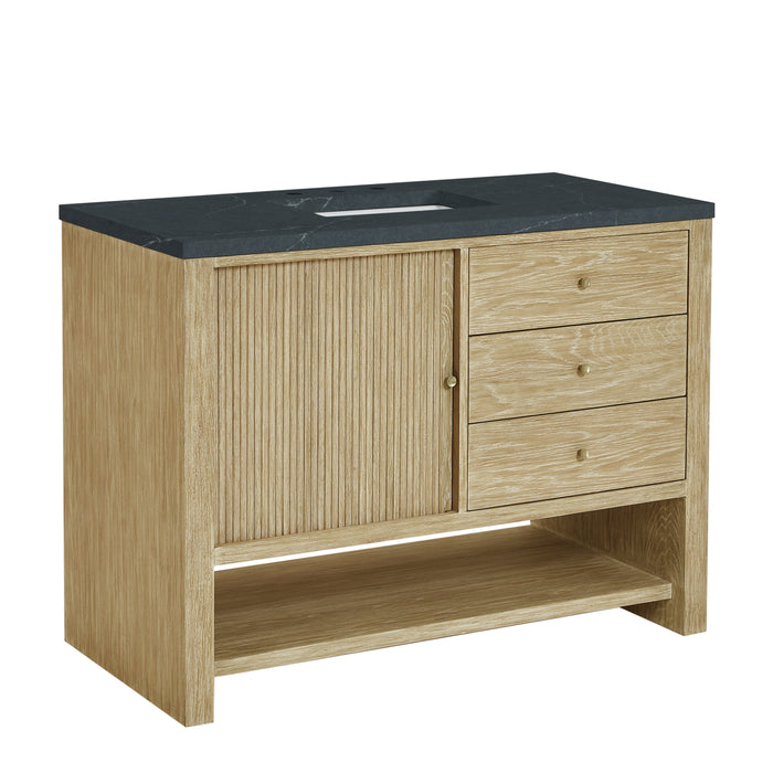 James Martin Marigot 48" Single Bathroom Vanity, Sunwashed Oak