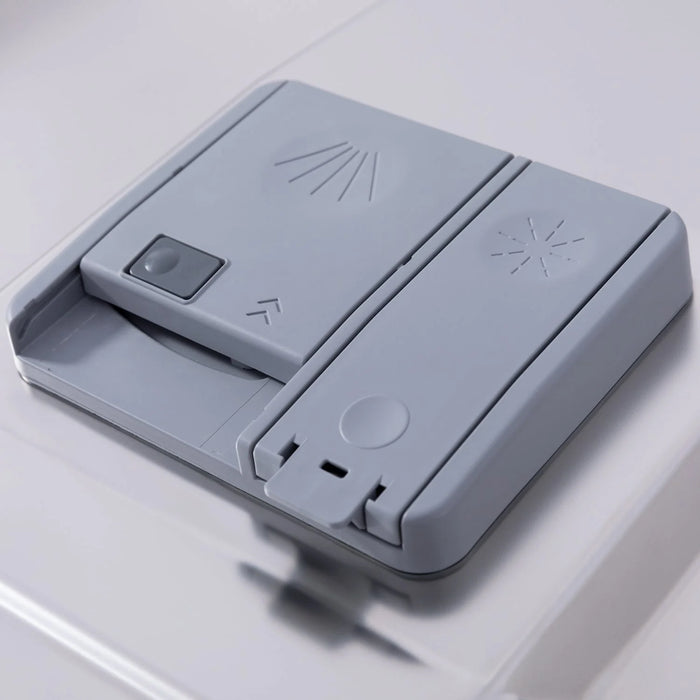 ZLINE 24" Autograph Dishwasher, White Door, Black Handle, DWVZ-WM-24-MB