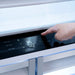 ZLINE 30" Autograph 16.1 cu. ft. 2-Door Bottom Freezer Fridge Water/Ice Dispenser Black Stainless Steel Champagne Bronze Accents RBIVZ-BS-30-CB - Farmhouse Kitchen and Bath