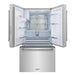 ZLINE 36" Refrigerator, Water, Ice Dispenser, Fingerprint Resistant, RSM-W-36 - Farmhouse Kitchen and Bath