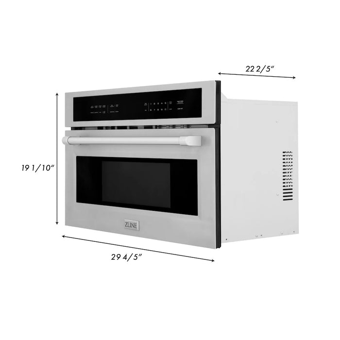 ZLINE 30" Oven ASW30 & Microwave MWO30 Bundle, 2KP-MW30-AWS30
