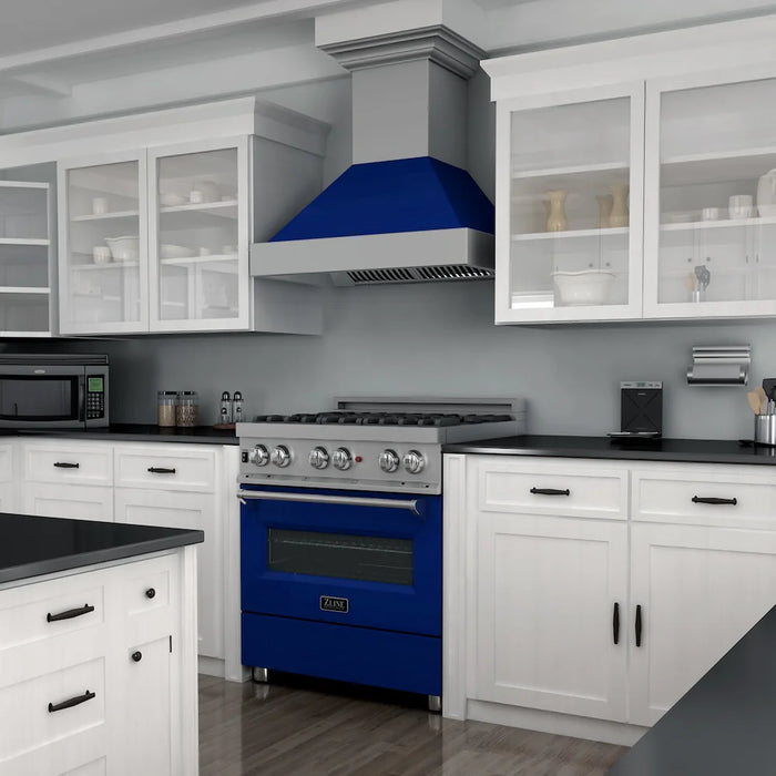 ZLINE 30" Bundle Range RAS-BG-30 & Range Hood 8654BG-30, 2KP-RASBGRH30