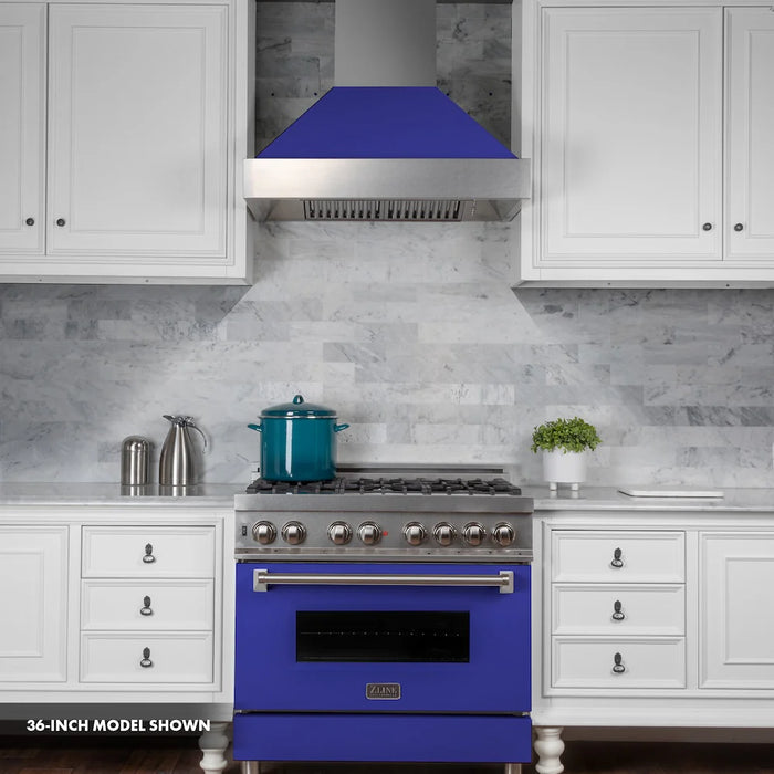 ZLINE 30" Bundle Range RAS-BM-30 & Range Hood 8654BM-30, 2KP-RASBMRH30