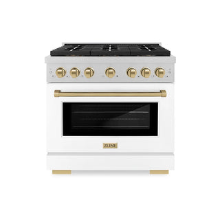 ZLINE 36" Paramount Dual Fuel Range DuoPro™ Cooktop, Electric Convection Oven PSDRSZ-WM-36-CB