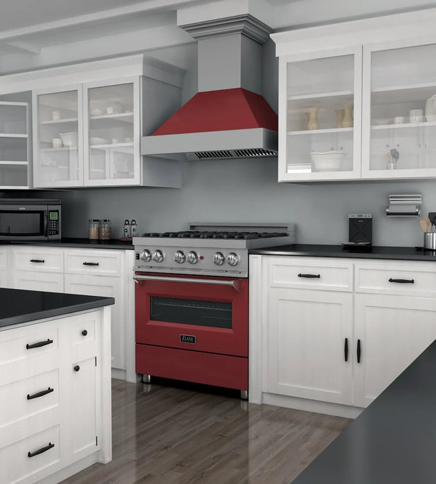 ZLINE 30" Bundle Range RAS-RM-30 & Range Hood 8654RM-30, 2KP-RASRMRH30