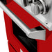 ZLINE 24" Gas on Gas Range in Stainless, Red Matte Door, RG-RM-24 ZLINE