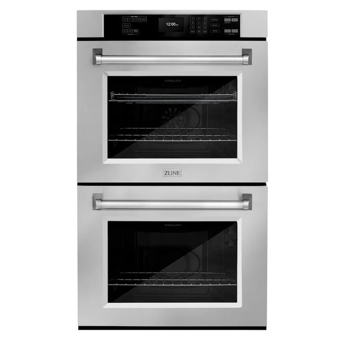 ZLINE Kitchen Package Refrigerator, Rangetop, Rangehood, Wall Oven, 4KPR-RTRH48-AWD