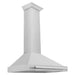 ZLINE 36" Fingerprint Resistant Stainless Steel Range Hood with Stainless Steel Handle KB4SNX-36 - Farmhouse Kitchen and Bath