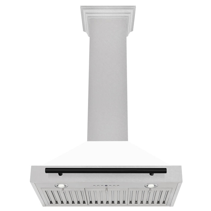 ZLINE 30" Autograph Stainless Wall Range Hood KB4SNZ-WM30-MB