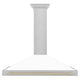 ZLINE 48" Autograph Stainless Wall Range Hood KB4SNZ-WM48-G