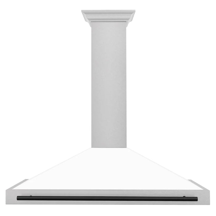 ZLINE 48" Autograph Stainless Wall Range Hood KB4SNZ-WM48-MB