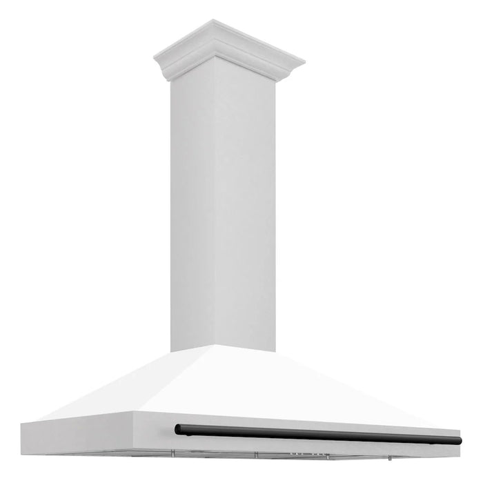 ZLINE 48" Autograph Stainless Wall Range Hood KB4SNZ-WM48-MB