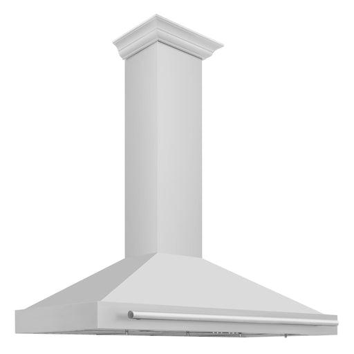 ZLINE 48" Stainless Steel Range Hood with Stainless Steel Handle KB4STX-48 - Farmhouse Kitchen and Bath