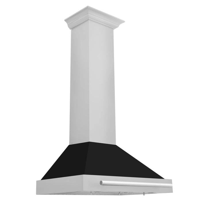 ZLINE 30" Stainless Range Hood Shell, Stainless Handle KB4STX-BLM-30