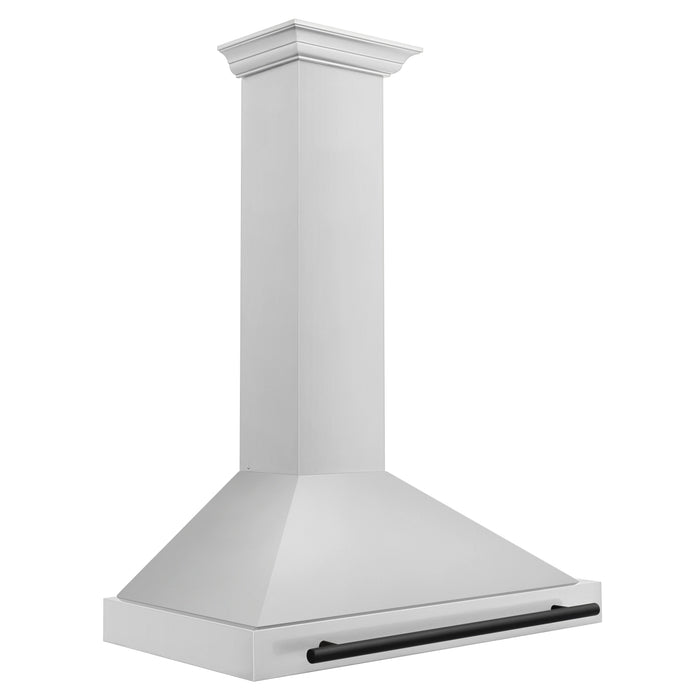 ZLINE 36" Autograph Stainless Wall Range Hood KB4STZ-36-MB