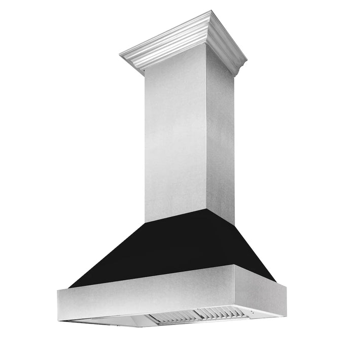 ZLINE 48" Bundle Range RAS-BLM-48 & Range Hood 8654BLM-48, 2KP-RASBLMRH48