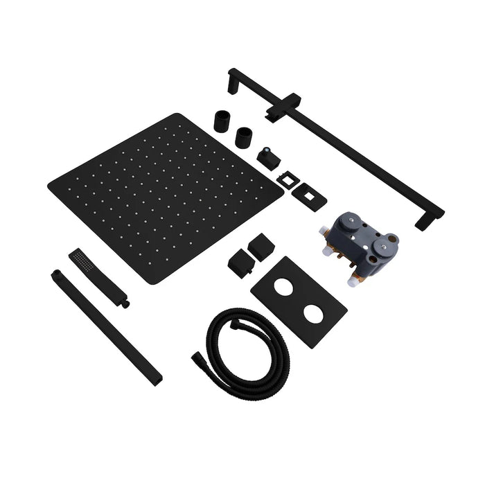 ZLINE Crystal Bay Thermostatic Shower System CBY-SHS-T2-MB