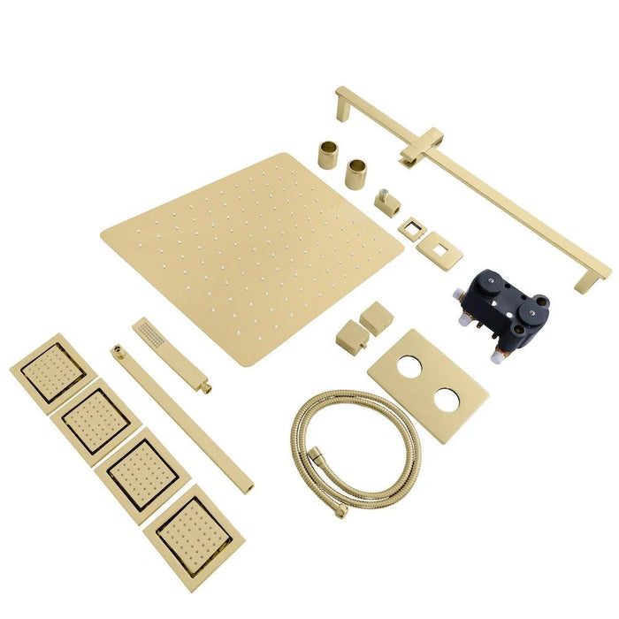 Z Line Shower System ZLINE Crystal Bay Thermostatic Shower System w Body Jets CBY-SHS-T3-PG ...
