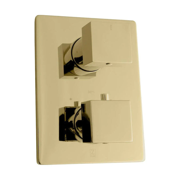 ZLINE Crystal Bay Thermostatic Shower System with Body Jets CBY-SHS-T3-PG