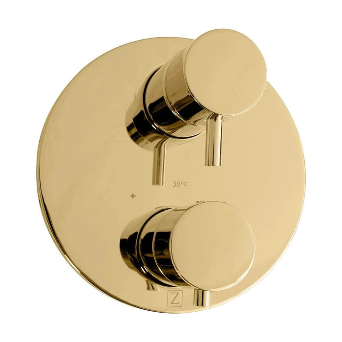 ZLINE Emerald Bay Thermostatic Shower System with Body Jets EMBY-SHS-T3-PG