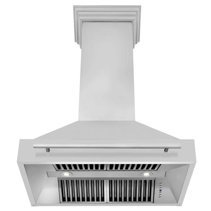 ZLINE 36" Autograph Stainless Wall Range Hood, 8654STX-36