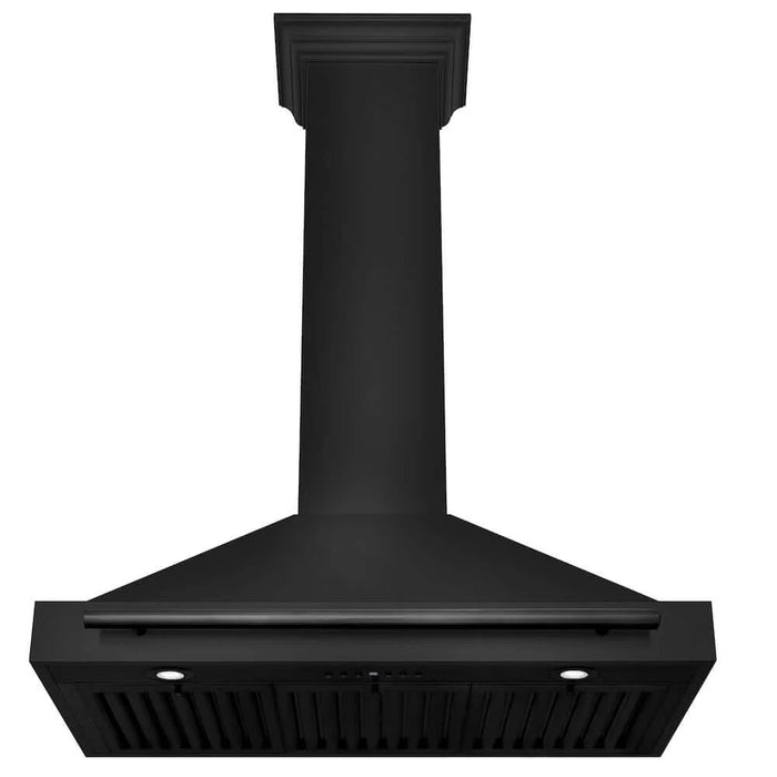 ZLINE Convertible Black Stainless Steel Wall Mount Range Hood BSKB4X-36