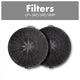 ZLINE 1 Set Charcoal Filters for Range Hoods w/Recirculating Option, CF1-587/597/9597