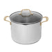 ZLINE 10 - Piece Stainless Steel Non - Toxic Cookware Set CWSETL - ST - 10 - Farmhouse Kitchen and Bath