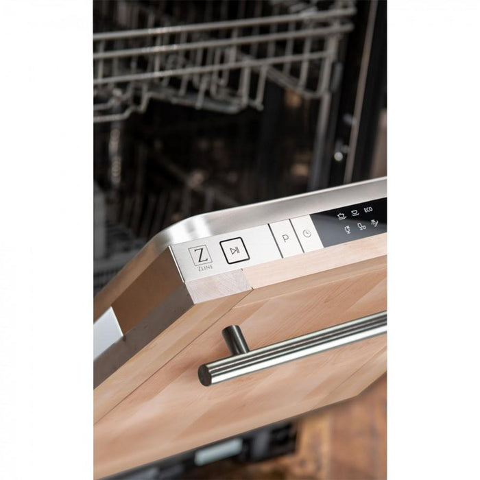 ZLINE 18" Dishwasher in Unfinished Wood with Stainless Steel Tub, DW - UF - 18 - Farmhouse Kitchen and Bath