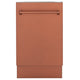 ZLINE 18" Dishwasher with Copper panel, Stainless Tub, DWV-C-18