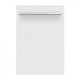 ZLINE 18" White Matte with Stainless Steel Tub, DW-WM-H-18