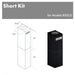 ZLINE 2 - 12" Short Chimney Pieces for 7' - 8' Ceilings, SK - BSGL2iN - Farmhouse Kitchen and Bath