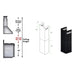 ZLINE 2 - 12" Short Chimney Pieces for 7' - 8' Ceilings, SK - BSKBN - Farmhouse Kitchen and Bath