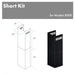 ZLINE 2 - 12" Short Chimney Pieces for 7' - 8' Ceilings, SK - BSKBN - Farmhouse Kitchen and Bath