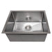 ZLINE 23" Undermount Single Bowl Sink DuraSnow Stainless Steel, SRS - 23S - Farmhouse Kitchen and Bath