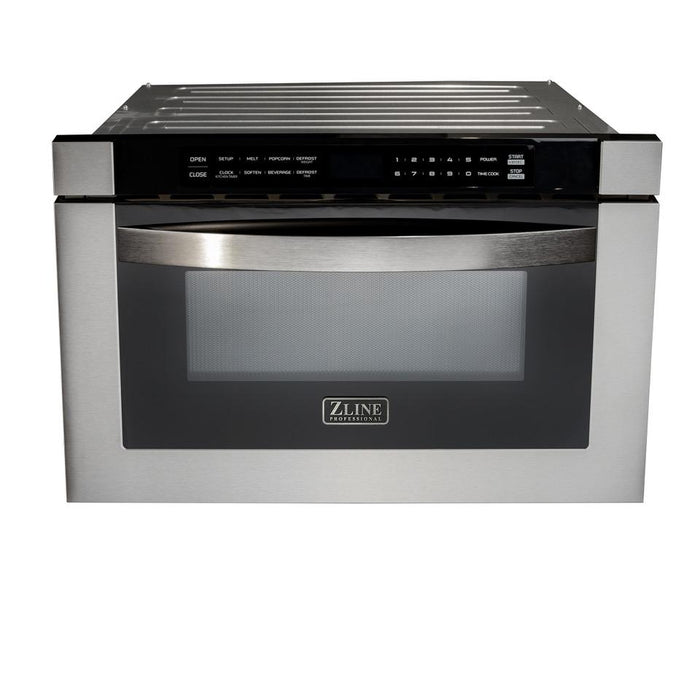 ZLINE 24" 1.2 cu. ft. Microwave Drawer in Stainless Steel, MWD - 1 - Farmhouse Kitchen and Bath