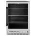ZLINE 24" Autograph Edition 154 Can Beverage Cooler Fridge with Adjustable Shelves in Stainless Steel with Matte Black Accents RBVZ - US - 24 - MB - Farmhouse Kitchen and Bath