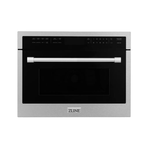 ZLINE 24" Built - in Convection Microwave Oven, DuraSnow, MWO - 24 - SS - Farmhouse Kitchen and Bath