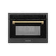 ZLINE 24" Convection Microwave, Black Stainless, Bronze MWOZ-24-BS-CB