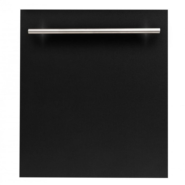 ZLINE 24" Dishwasher Black Matte with Stainless Steel Tub, DW - BLM - H - 24 - Farmhouse Kitchen and Bath