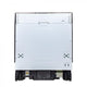 ZLINE 24" Dishwasher, Custom Panel Ready, Stainless Steel Tub, DW7713-24