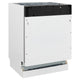 ZLINE 24" Dishwasher, Custom Panel Ready, Stainless Tub, 3rd Rack, DWV-24