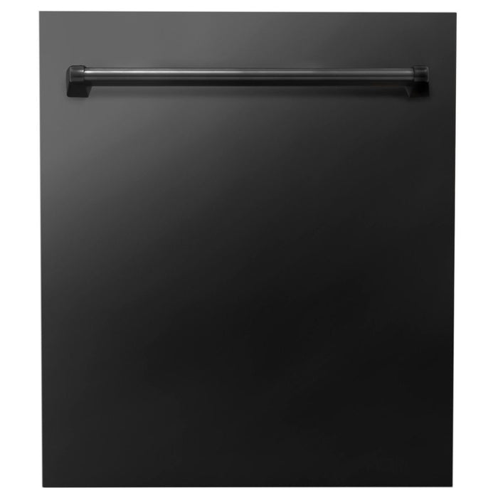 ZLINE 24" Dishwasher In Black Stainless Steel, Stainless Tub, DW - BS - 24 - Farmhouse Kitchen and Bath
