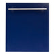 ZLINE 24" Dishwasher in Blue Gloss, Stainless Steel Tub, DW-BG-H-24