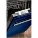 ZLINE 24" Dishwasher in Blue Gloss, Stainless Steel Tub, DW - BG - H - 24 - Farmhouse Kitchen and Bath